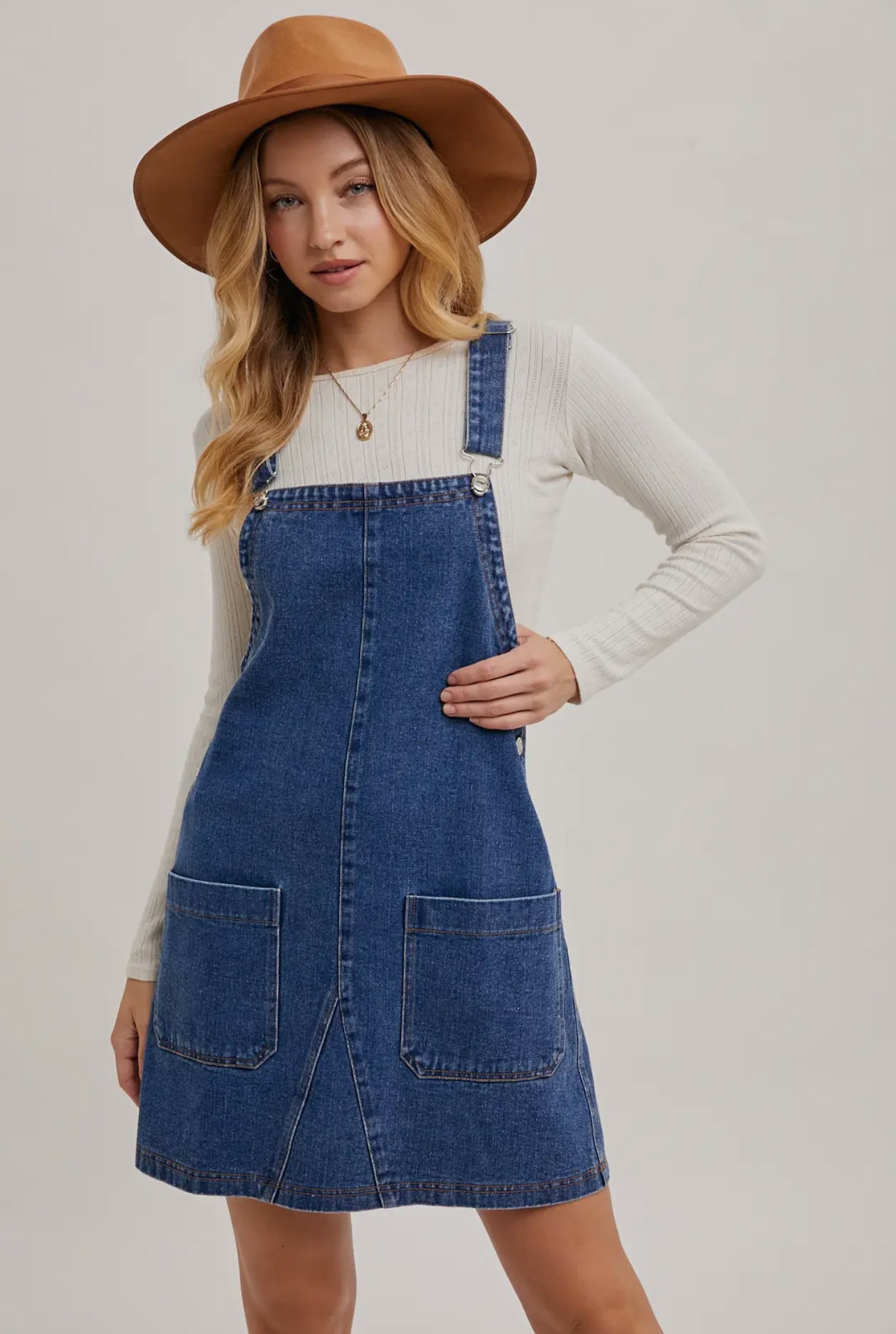 Overall Mini Dress