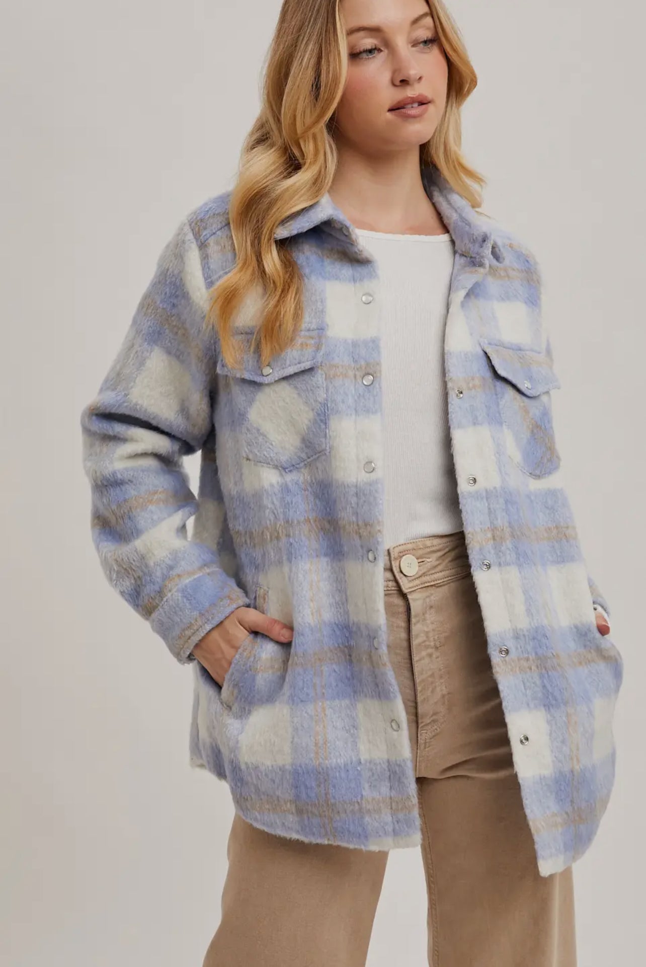 Brushed Flannel Jacket