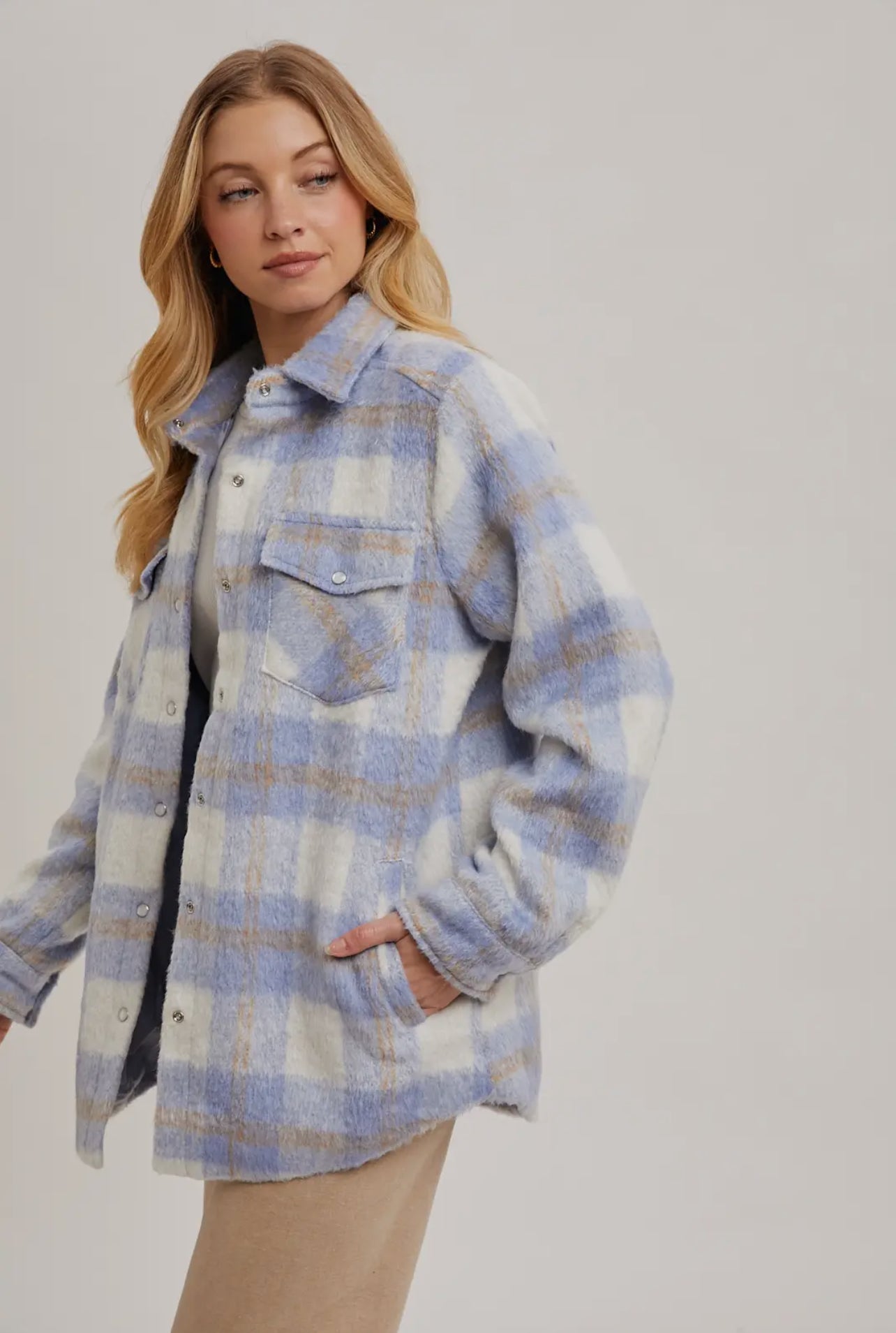 Brushed Flannel Jacket