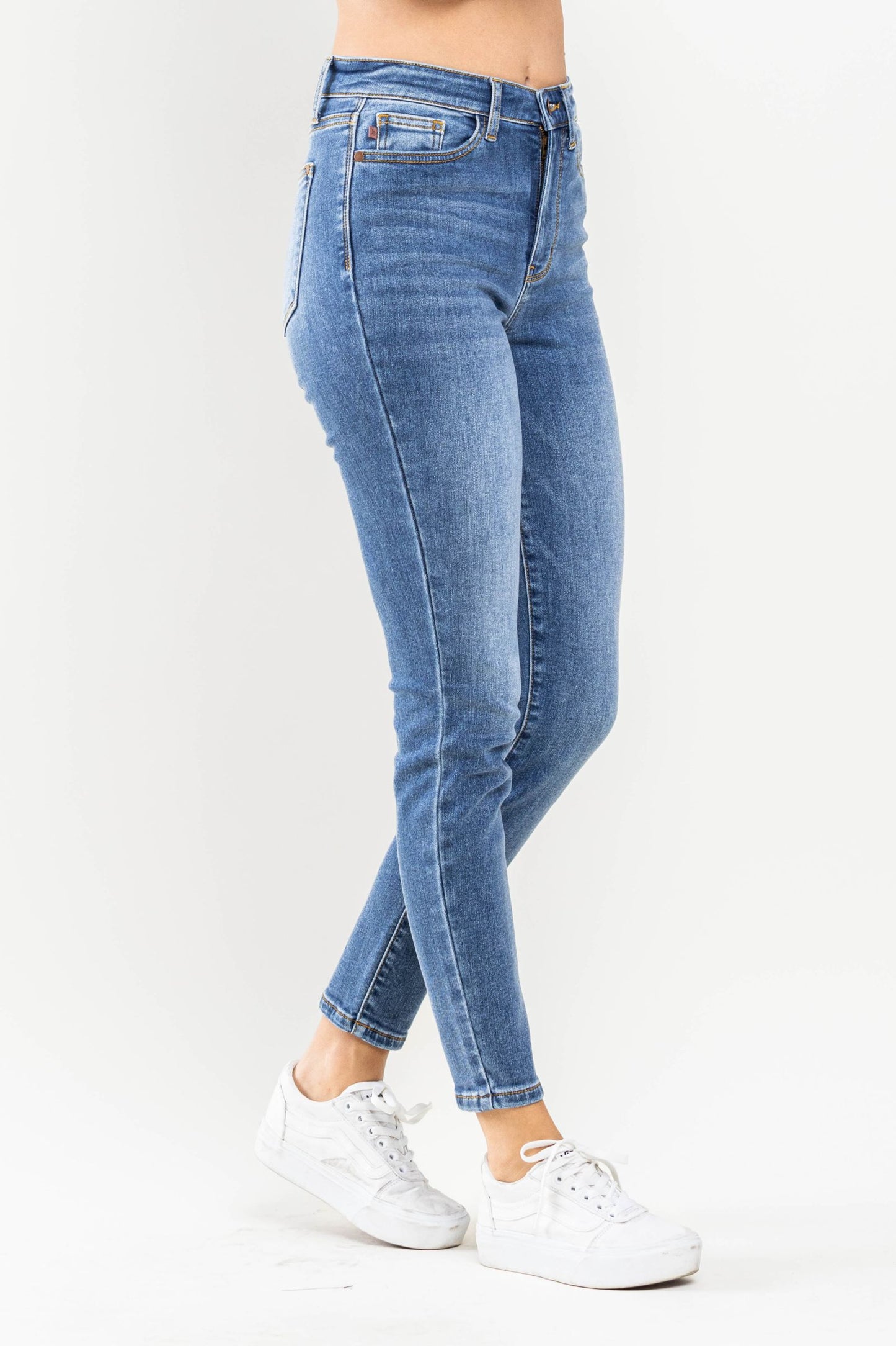 Judy Blue High Waist Classic Thermal Skinny Jeans