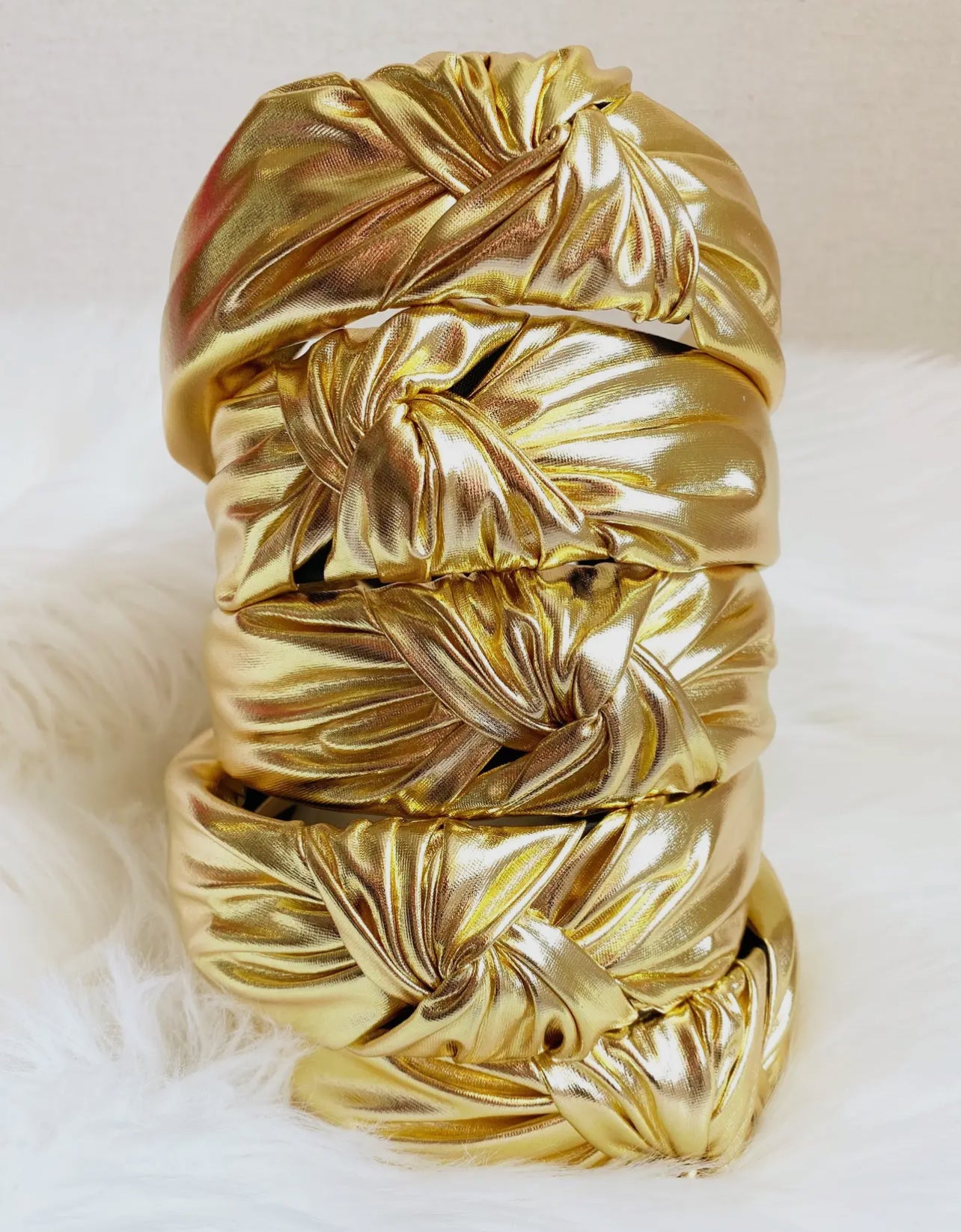 Gold Metallic Headband