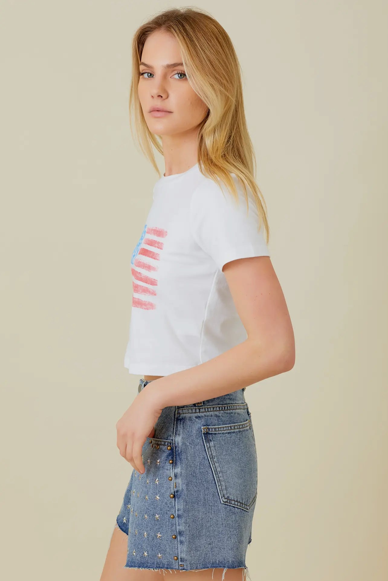 Flag Baby Tee