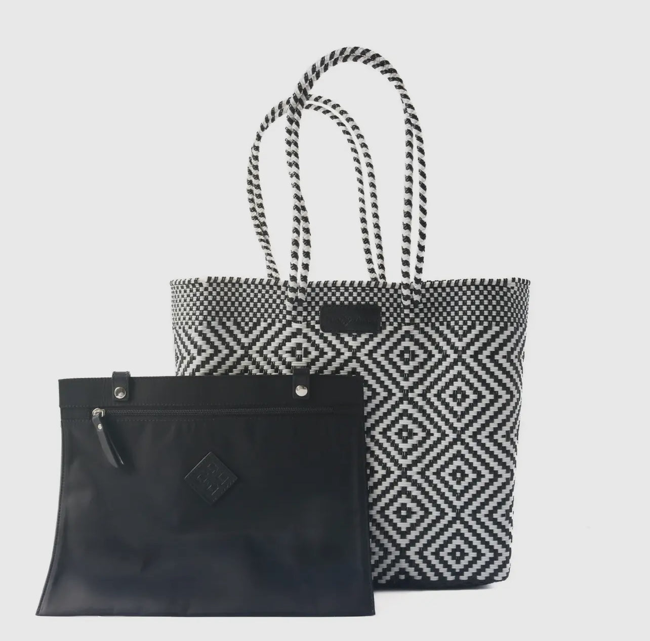 Greca Woven Tote