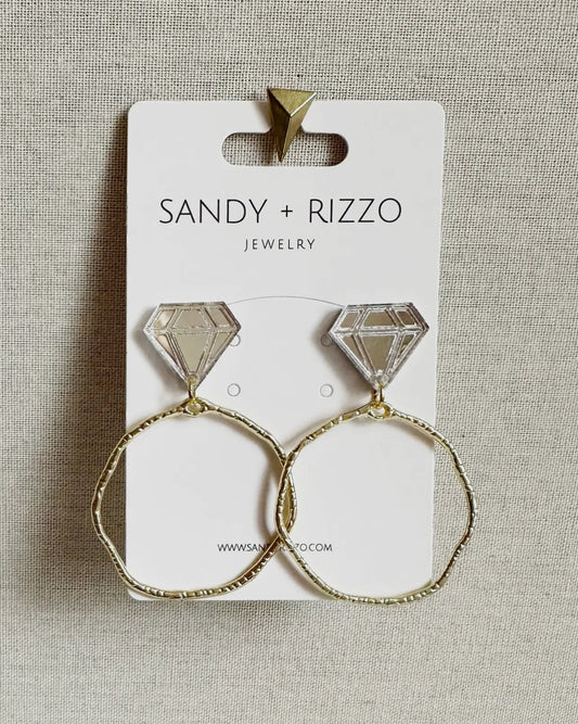 Diamond Ring Hoops