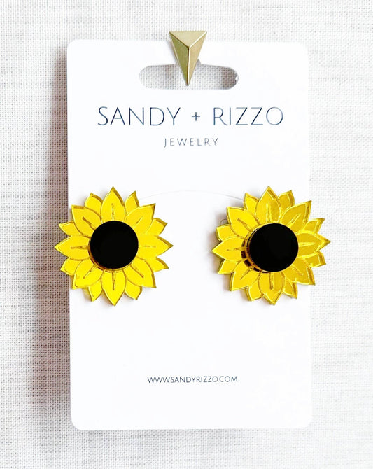 Sunflower Stud Earrings