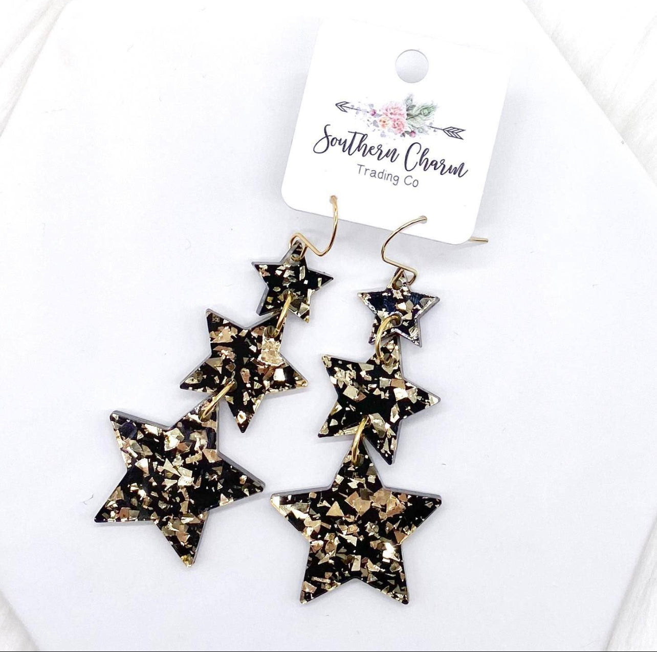 Star Waterfall Earrings