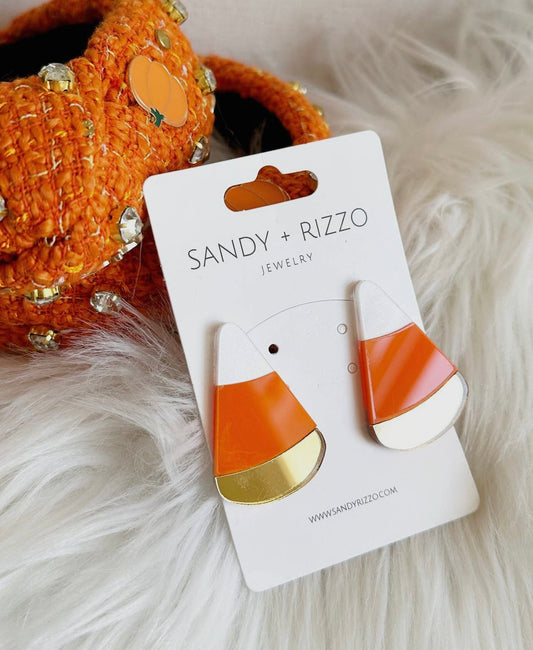 Candy Corn Earrings