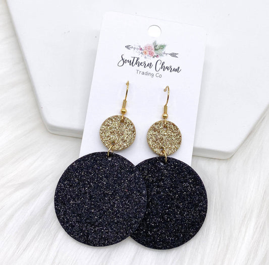 Glittery Piggyback Earrings