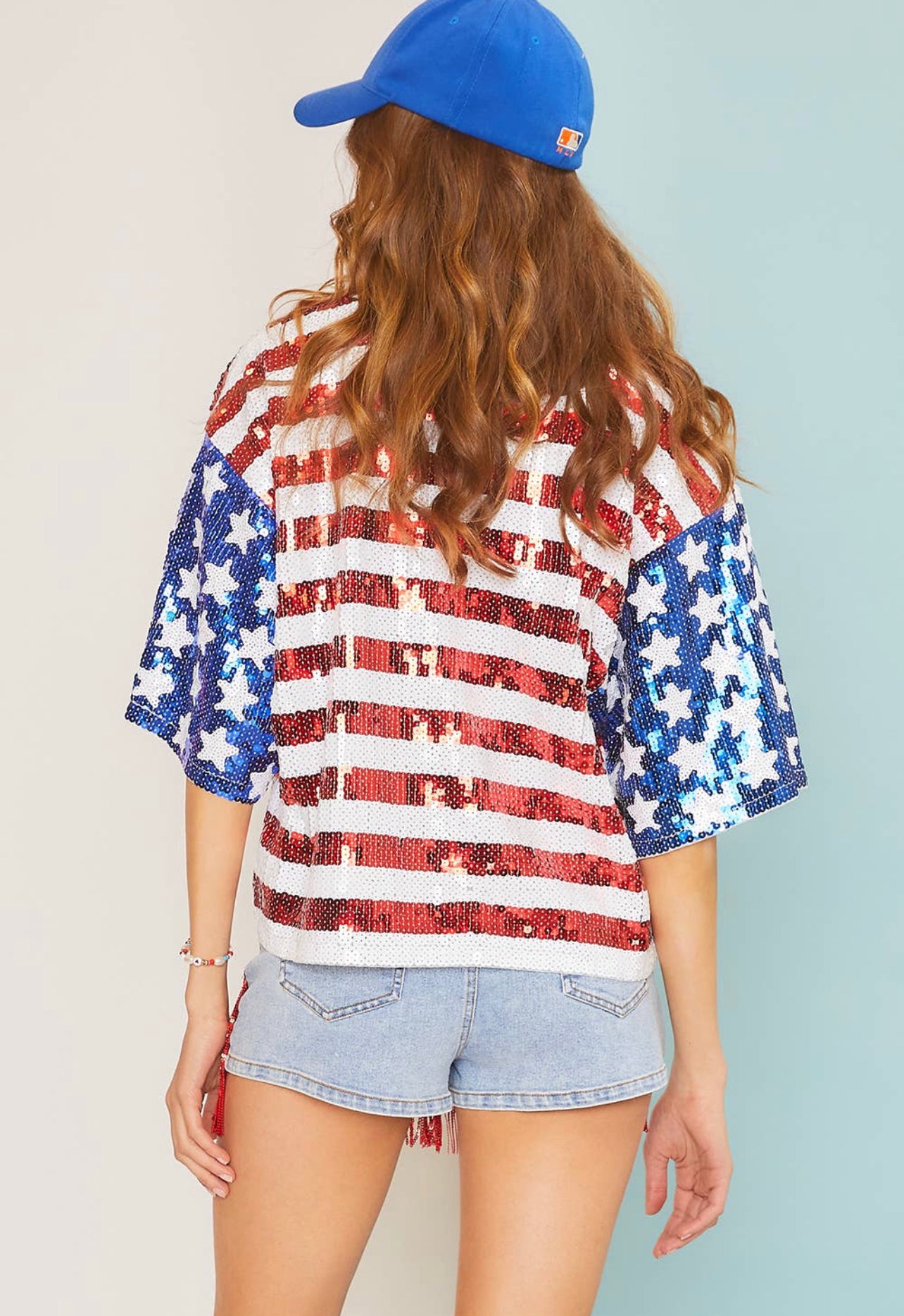 Fourth of July Sequin Tee