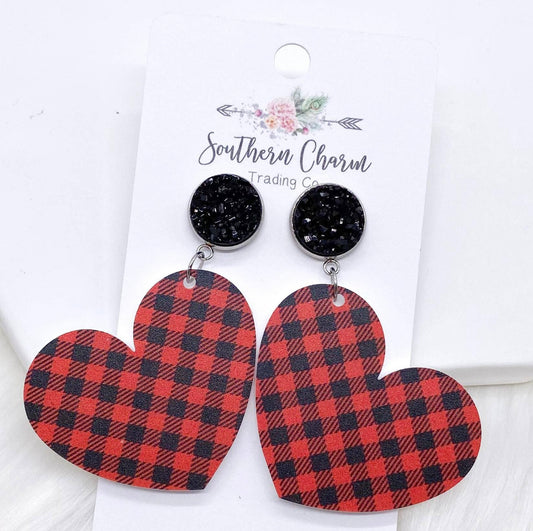 Heart Dangle Earrings